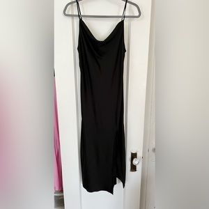 Urban Outfitters Black Slip Dress-Small